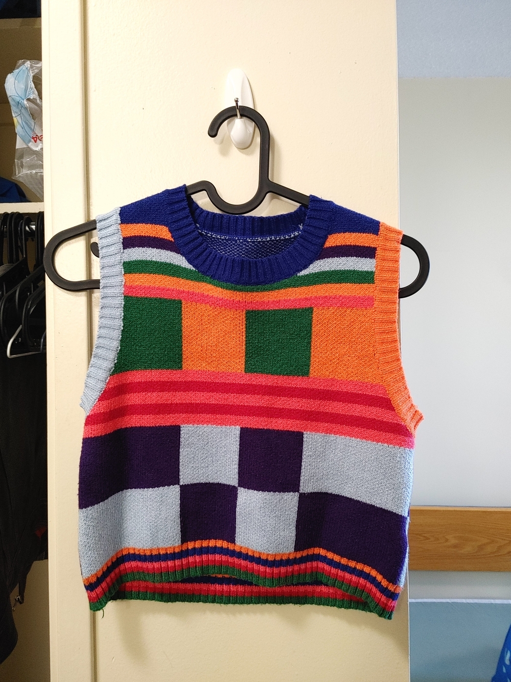 Colorblock Sweater Vest